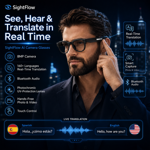 SightFlow AI Smart Glasses