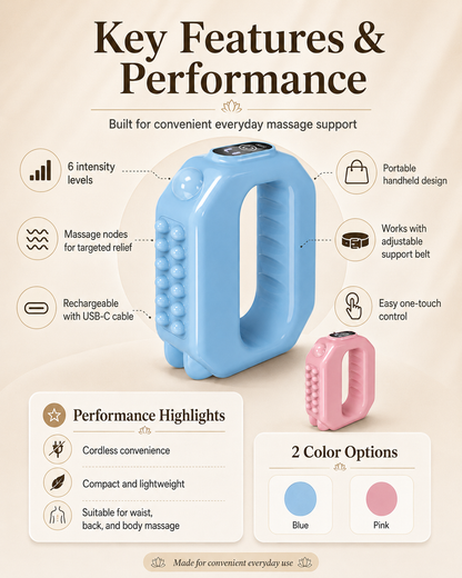 Flexora R10 Portable Waist & Back Massager