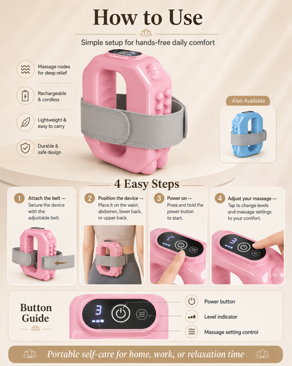 Flexora R10 Portable Waist & Back Massager